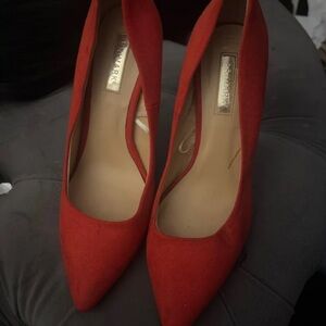 Primark Red Pointed Toe Heels